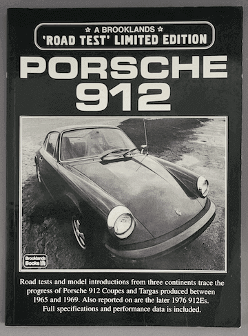 Book A Brooklands ' road test' limited edition Porsche 912
