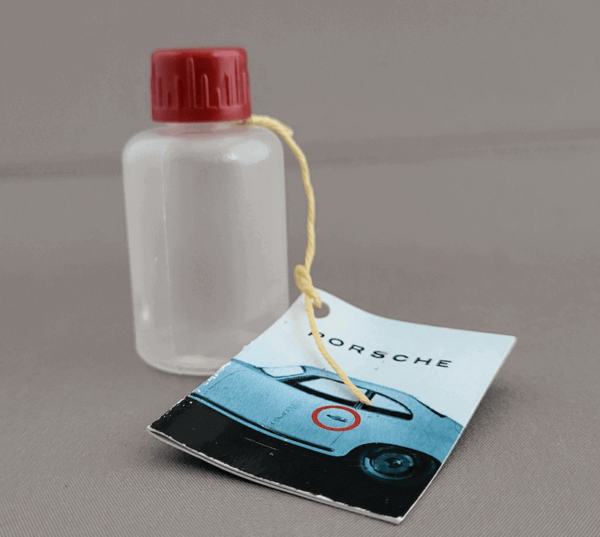 Porsche 912 Glycerin Bottle Porsche 912 original with reproduction booklet