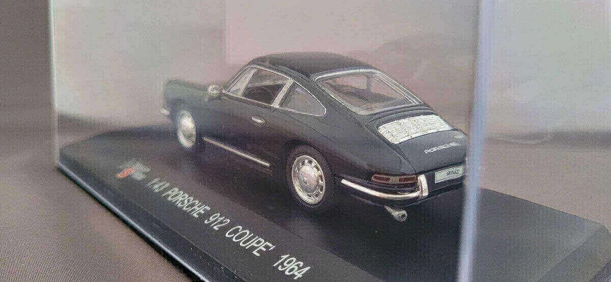 Modelcars HighSpeed Porsche 912 Coupe black left rear