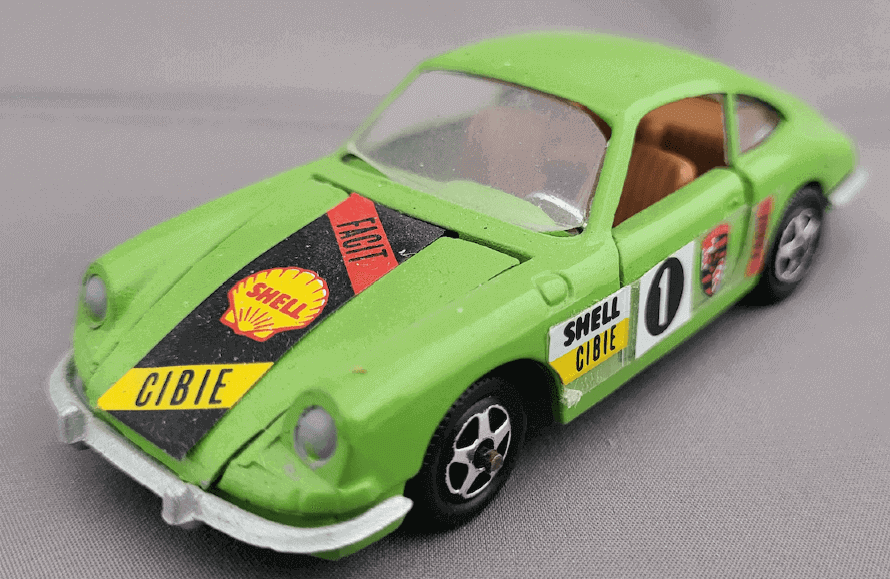 Modelcars MEBETOYS Porsche 912 Coupe A-78 Green no. 1 left front