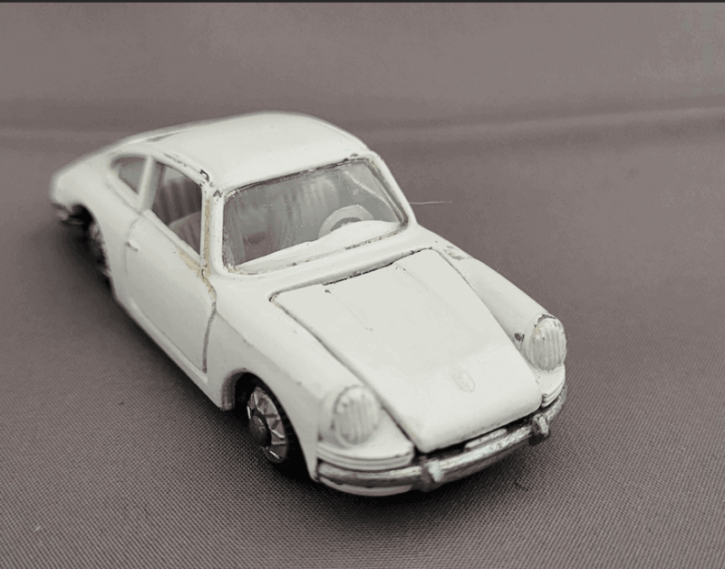 Modelcars PENNY Porsche 912 Coupe white right front