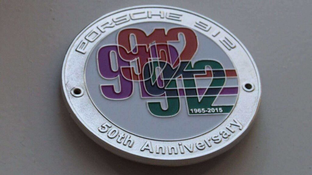 Grillbadge Porsche 50 YEARS