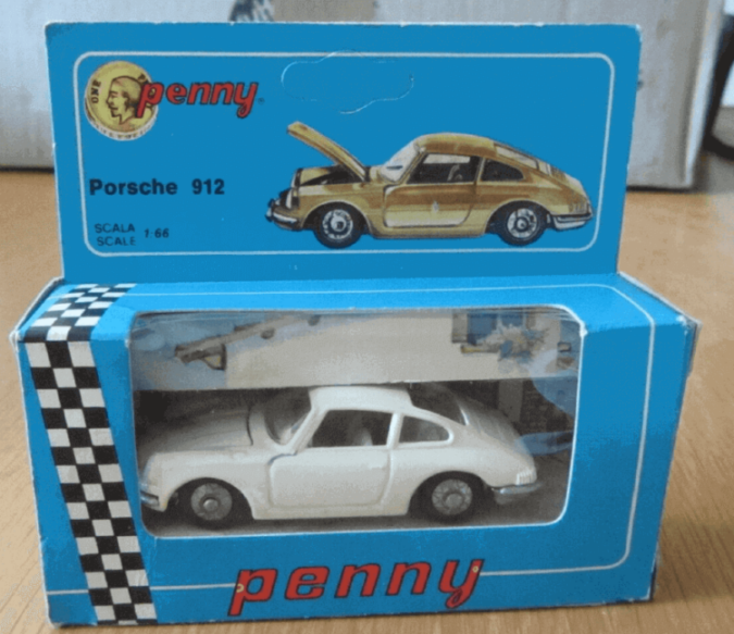 Modelcars PENNY Porsche 912 Coupe white in box