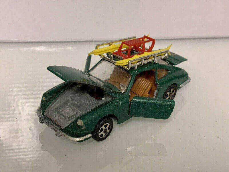 Modelcars MEBETOYS Porsche 912 Coupe A-64 Green Ski front left www.912stuff.com