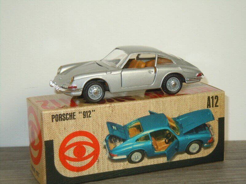 Modelcars MEBETOYS Porsche 912 Coupe A-12 Silver on box