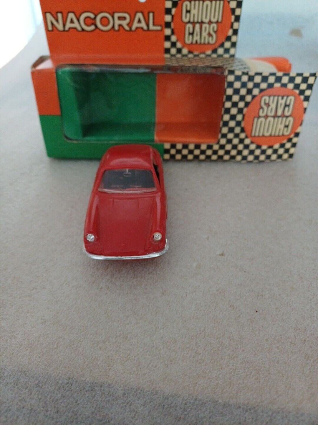 912stuff Nacoral Chiqui Cars Porsche 912 Coupe front red with box modelcar