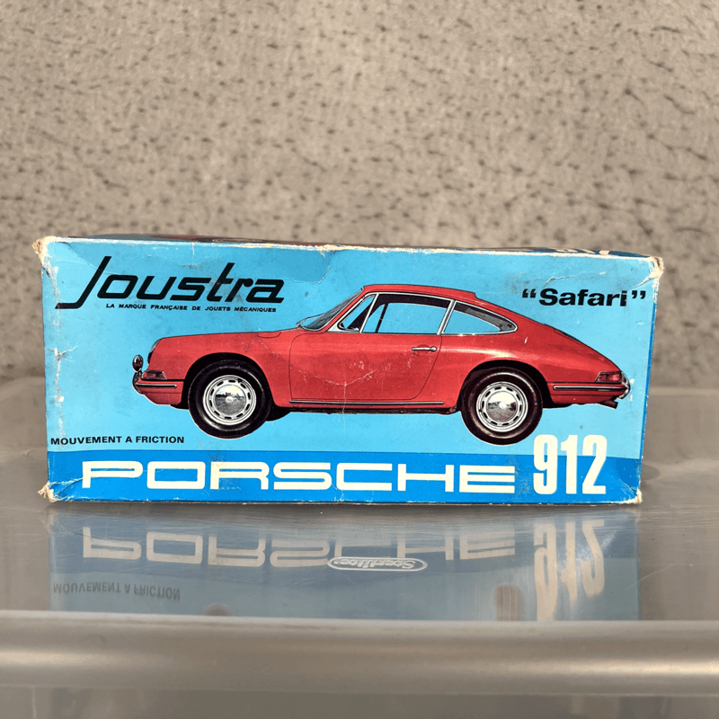 JOUSTRA no 8 red Porsche 912 Coupe box only Modelcar 912stuff