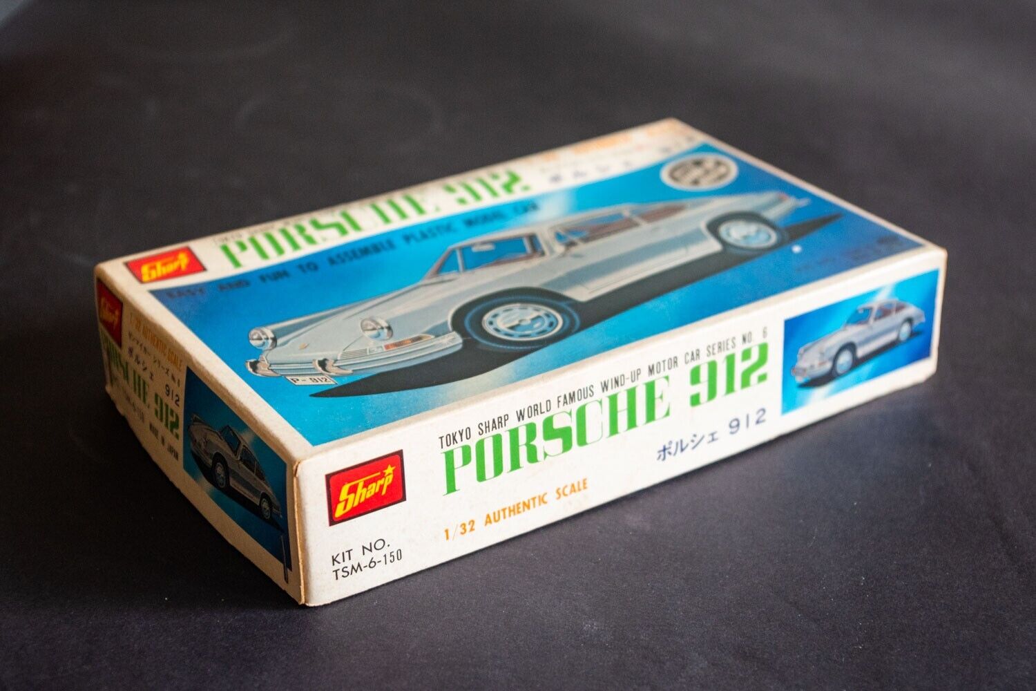 SHARP Porsche 912 kit 1:32 box side 2