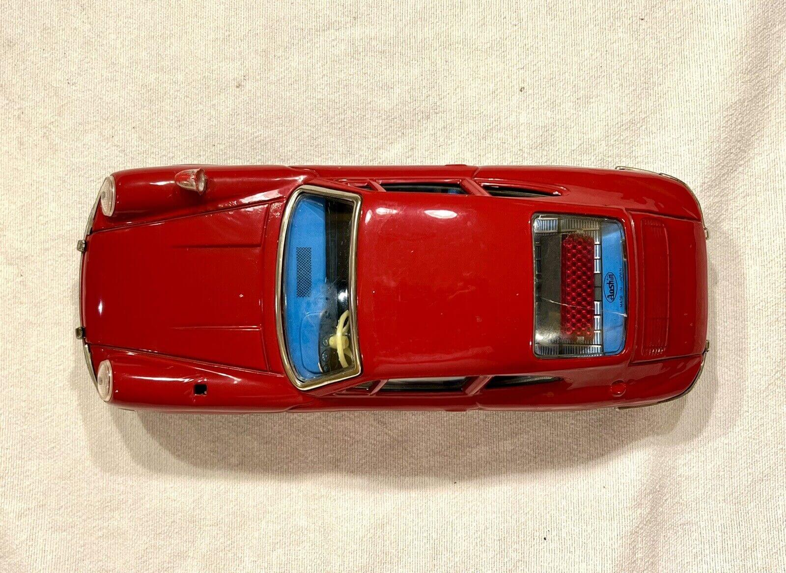 Modelcars AOSHIN Porsche 912 Coupe Red  from above www.912stuff.com
