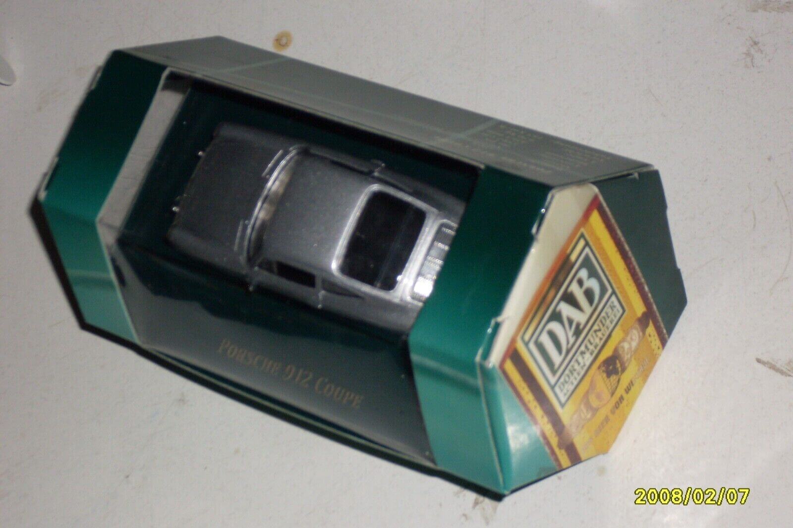 Modelcar D A B Solo Porsche 912 coupé silver in box www.912stuff.com