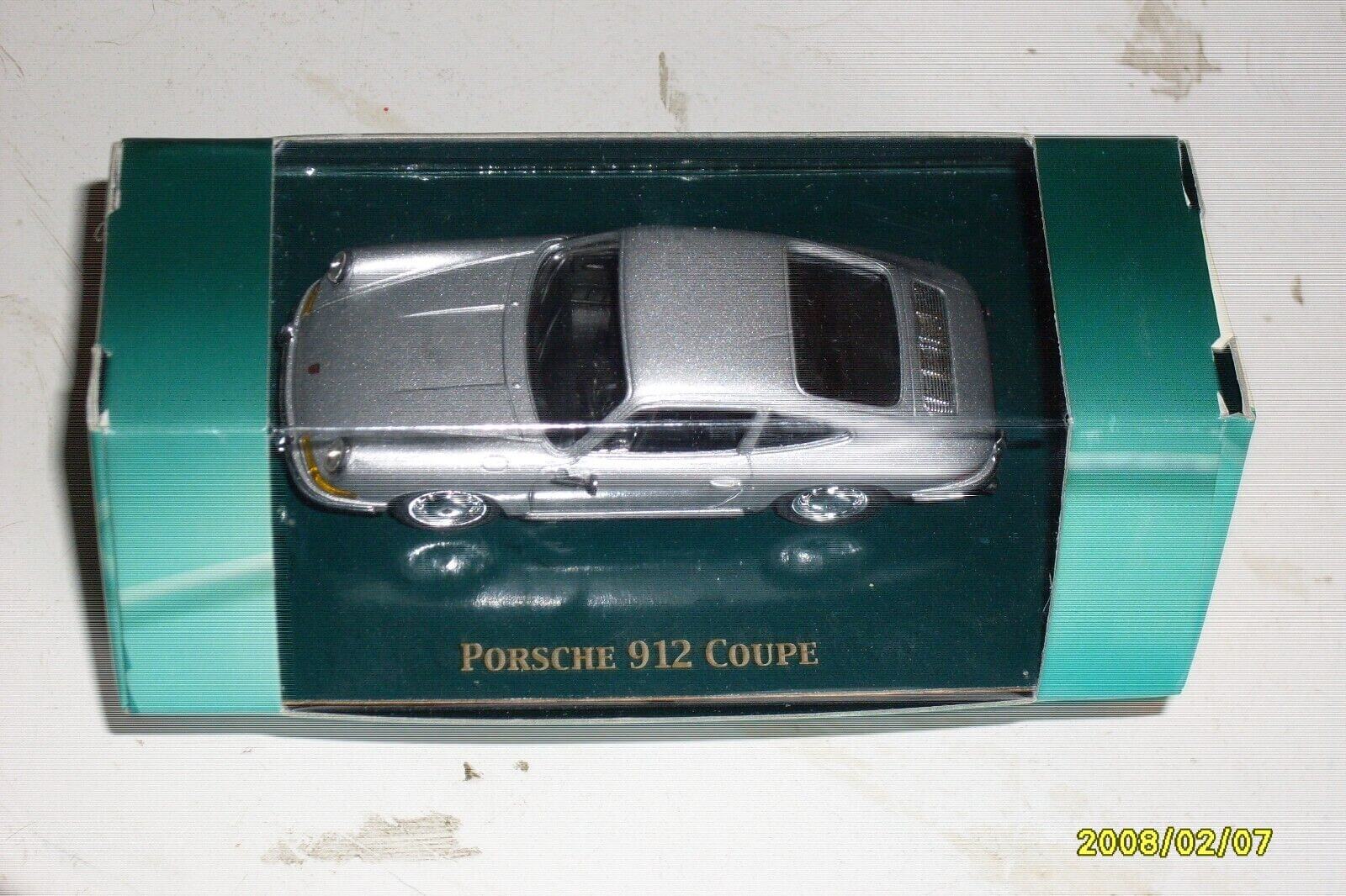 Modelcar D A B Solo Porsche 912 coupé silver in box left side above www.912stuff.com