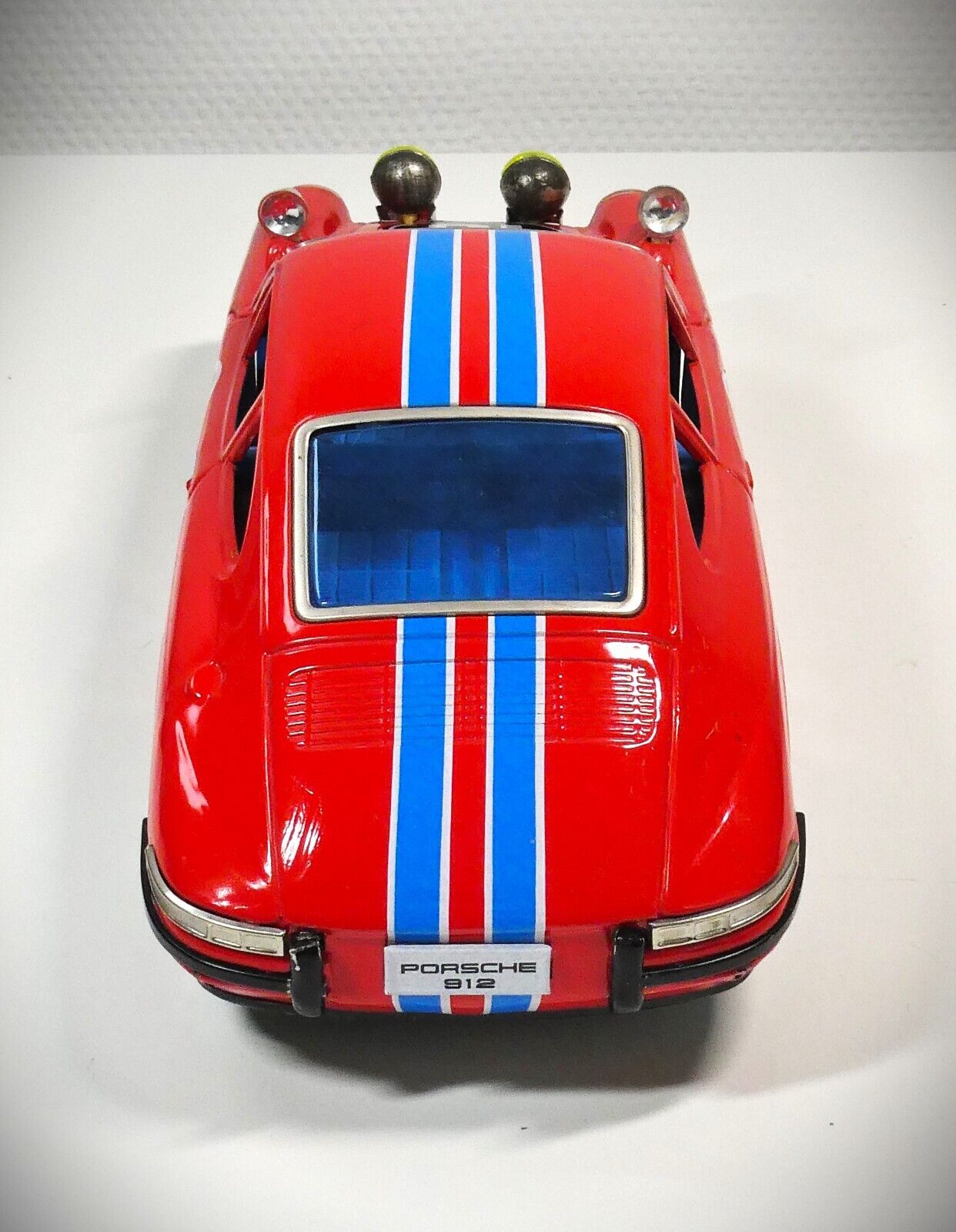 Aoshin ASC Porsche 912 coupé Rally Red no. 16 rear modelcar www.912stuff.com