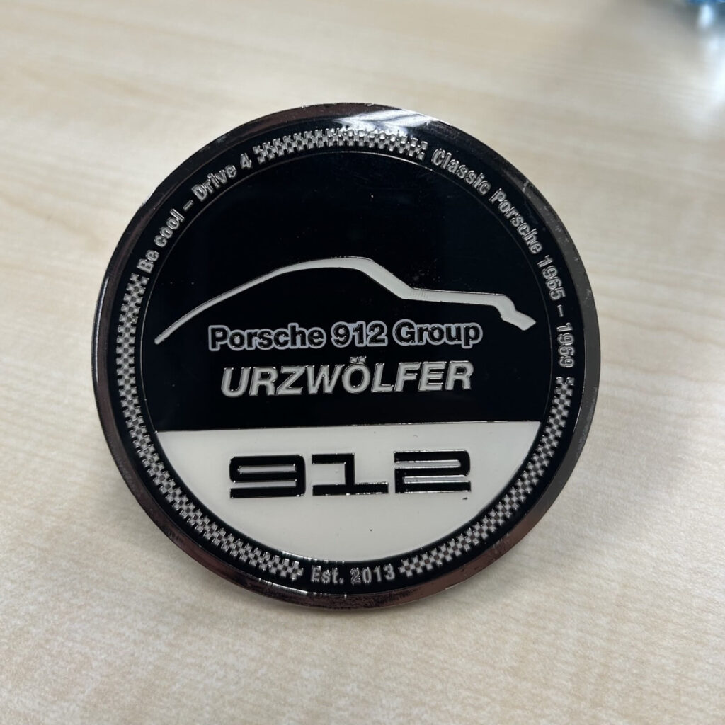 Porsche 912 Grill Badge Urzwölfer www.912stuff.com