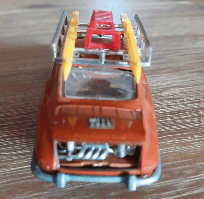 Porsche 912 coupé ski Mebetoys A51 1:43 light brown rear engine www.912stuff.com